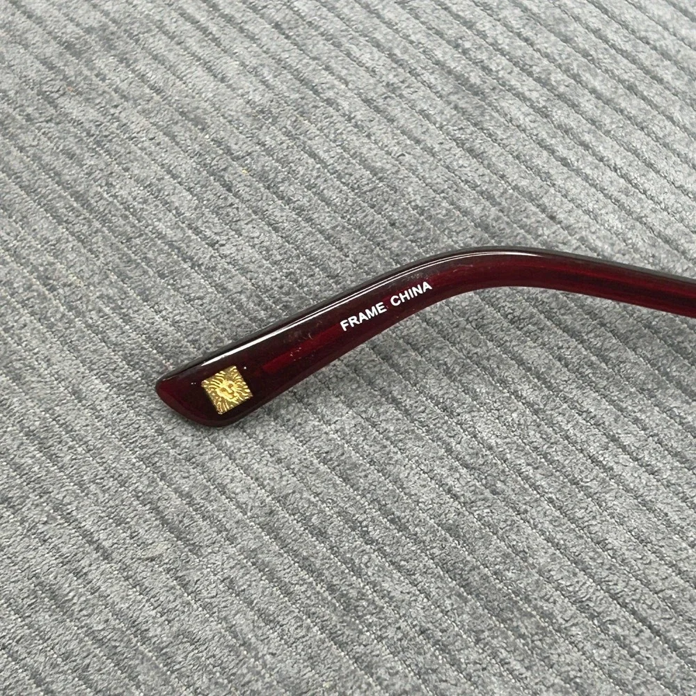 Anne Klein AK5014 Burgundy Fade Cat Eye Optical Y2k Eyeglass Frames 135 604